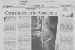 Otra mujer en la academia  [artículo] Marcela Gieminiani.