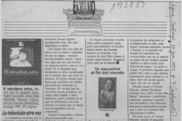 La televisión otra vez  [artículo] Carlos Olivárez.