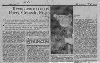 Reencuentro con Gonzalo Rojas  [artículo] Jaime Quezada.