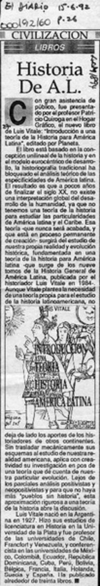 Historia de A. L.  [artículo].