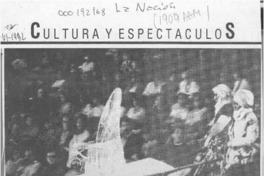 "Malasangre" continúa racha de aplausos  [artículo].