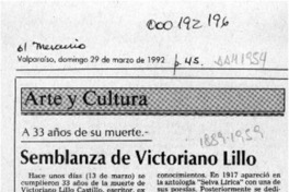 Semblanza de Victoriano Lillo