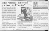 Estos "álamos" concretan graciosa y ágil "azotea"  [artículo] Italo Passalacqua C.