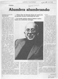 Alumbra alumbrando  [artículo] Jaime Quezada.