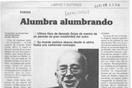 Alumbra alumbrando  [artículo] Jaime Quezada.