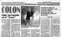 Colón sigue navegando en el "Varas"  [artículo] Leopoldo Pulgar I.