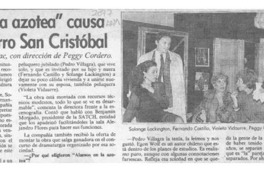 "Alamos en la azotea" causa drama en cerro San Cristóbal  [artículo].