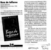 Boca de infierno  [artículo] Rita Ferrer.