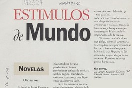 Oír su voz  [artículo].