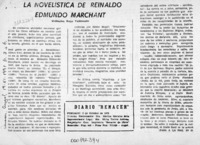 La novelística de Reinaldo Edmundo Marchant  [artículo] Wellington Rojas Valdebenito.