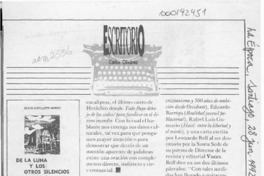 Versos enteros  [artículo] Carlos Olivárez.