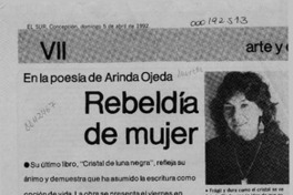Rebeldía de mujer  [artículo] Anamaría Maack.