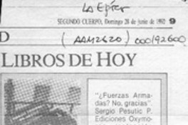 Un ensayo sin compromisos  [artículo] Víctor Fuentes.