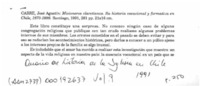 Misioneros claretianos, su historia vocacional y formativa en Chile, 1870-1986  [artículo] Marciano Barrios Valdés.