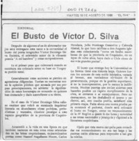 El Busto de Víctor D. Silva  [artículo].