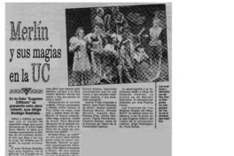 Merlín y sus magias en la UC