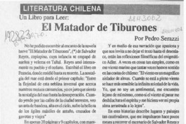 El matador de tiburones  [artículo] Pedro Serazzi.