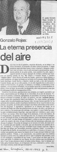 La eterna presencia del aire