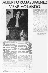 Alberto Rojas Jiménez viene volando  [artículo] Oscar Ramírez Merino.