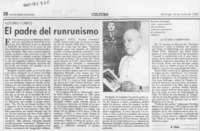 El padre del runrunismo  [artículo] Filebo.