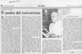 El padre del runrunismo  [artículo] Filebo.