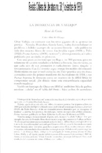 La diferencia de Vallejo