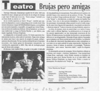 Brujas pero amigas  [artículo] Willy Nikiforos.