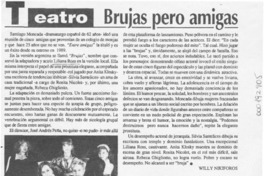 Brujas pero amigas  [artículo] Willy Nikiforos.