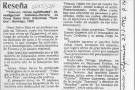 Reseña  [artículo] O. Z. S.