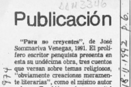 Publicación  [artículo].