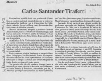 Carlos Santander Tiraferri  [artículo] Abelardo Troy.