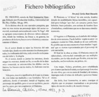 Fichero bibliográfico  [artículo] Carlos René Ibacache.