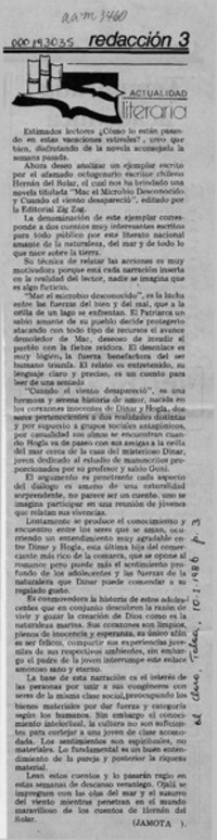 Actualidad literaria  [artículo] Jamota.