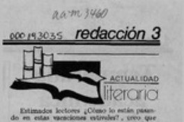 Actualidad literaria  [artículo] Jamota.