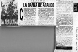 La danza de Arauco  [artículo] Diego Arizta.