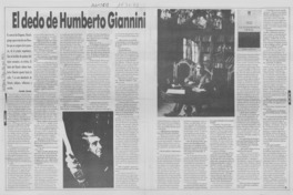 El dedo de Humberto Giannini