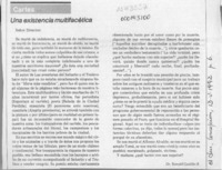 Una existencia multifacética  [artículo] Ronald Castillo R.