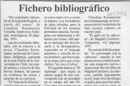 Fichero bibliográfico  [artículo] C. R. I.