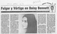 Fulgor y vértigo en Daisy Bennett