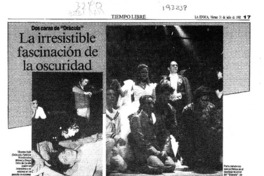 La irresistible fascinación de la oscuridad  [artículo] Pamela Albornoz.