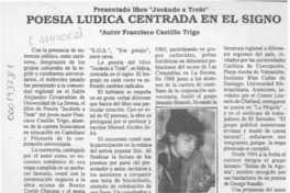 Poesía lúdica centrada en el signo  [artículo] Katherine López.