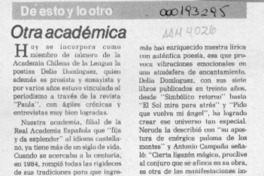Otra académica  [artículo] Tito Castillo.