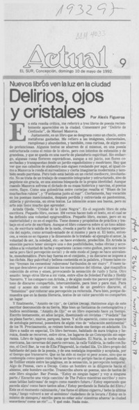 Delirios, ojos y cristales