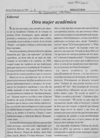 Otra mujer académica  [artículo] T. C.