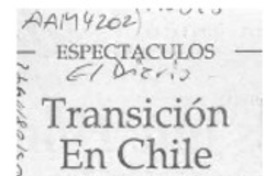 Espectáculos  [artículo].