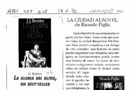La ciudad ausente  [artículo].