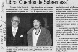 Libro "Cuentos de sobremesa"  [artículo].