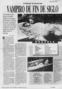 Vampiro de fin de siglo  [artículo] Willy Nikiforos.