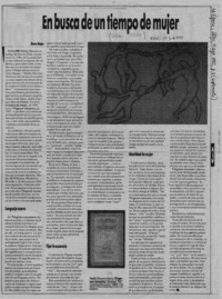 En busca de un tiempo de mujer  [artículo] Sara Rojo.