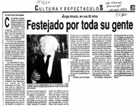 Festejado por toda su gente  [artículo].